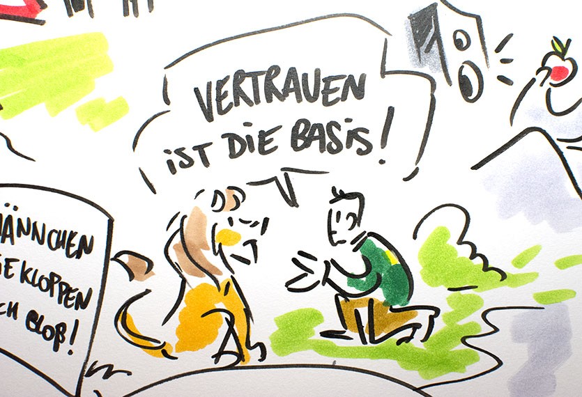 Anwendungsgebiete - vertrauen visual facilitators 140415 Vertrauen in Co-Creation