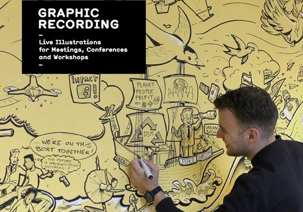 Publikationen von Visual Facilitators - unser Beitrag in Graphic Recording - Gestalten Verlag