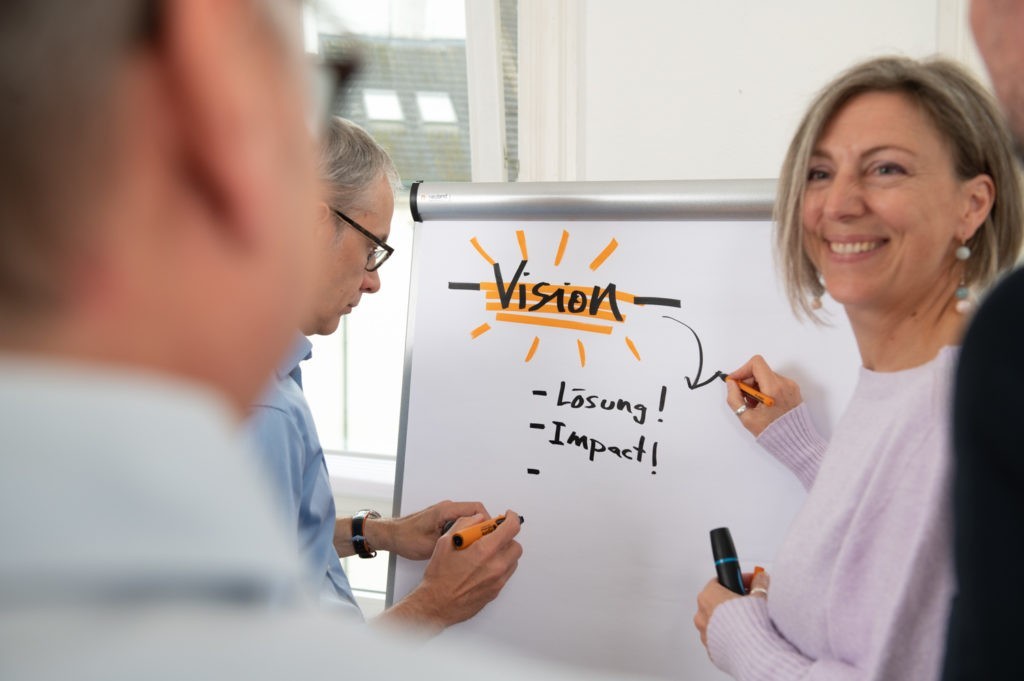 Jobs - 220609 VisualFacilitators Team at Work 2 Vision Visualisierung