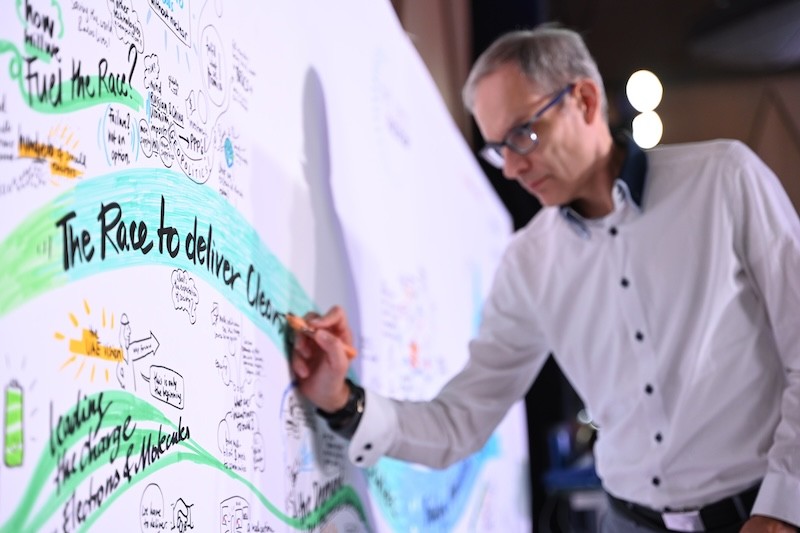 Conference with Graphic Recording - Conference graphic recording Nuclear DWTC Dubai 90 6