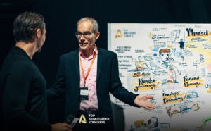 Visualisierung in Präsentationen handgezeichnet